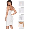 thumbnail image 2 of Womens Rayon Belt Detail Bandage Bodycon Party Dress, 2 of 4