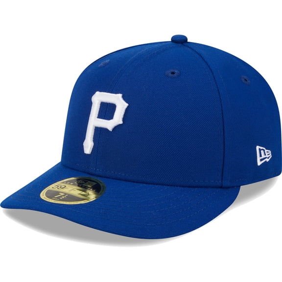 Men's New Era Royal Pittsburgh Pirates White Logo-Low Profile 59FIFTY Fitted Hat