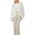 thumbnail image 2 of Opperiaya Cardigan Tricoté pour Femmes Automne Hiver Manches Longues Ouvert devant S-L, 2 of 8