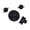 black, variant on Buttons Keypads Power Buttons, Multi-Color A B Buttons Replacement, Colorful Buttons for Pads Repair Parts - Color H