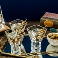 thumbnail image 2 of JoyJolt Carre Square Martini Glass 8 oz. Cocktail Glass (Set of 2), 2 of 4