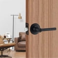 thumbnail image 2 of Manija Para Puerta Principal Profesional Latón Negro Mate 14, 2 of 3