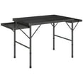 thumbnail image 1 of Outsunny 4.5ft Folding Grill Table, Height Adjustable Camping Table, 1 of 10