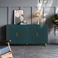 thumbnail image 2 of Navy Blue Four-door Cabinet | Advanced Texture, Glossy Surface, 2 of 7