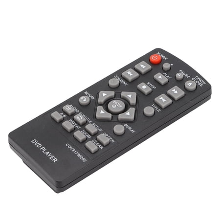 Replacement Remote For DVD Player Durable ABS Material Easy Setup Works With DP132 DP132NU