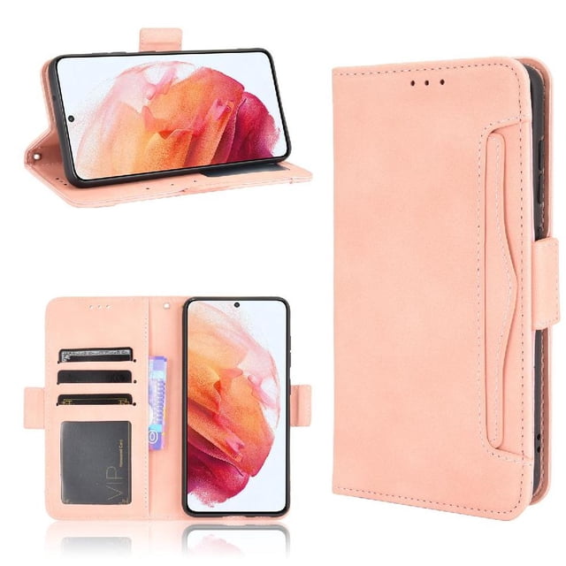 Funda Tipo Billetera GANGXUN para Samsung Galaxy S21 FE 5G – Tapa Flip con Tarjetero