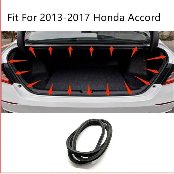 Yassdwbn 1Set Trunk Lid Seal Weatherstrip For Honda Accord 2013-2017 4 Door 74865-T2A-003