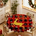 thumbnail image 7 of Solive Christmas Decorations Christmas Tablecloth With Santa Claus Decoration Mood For Christmas Day Holiday Party Wedding Anniversary Decor Indoor Ornaments, 7 of 7