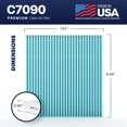 thumbnail image 3 of BNX TruFilter C7090 Cabin Air Filter, HEPA 99.97%, Compatible With Select Ram 1500, 1500 Classic, 2500, 3500, 4500,5500 Trucks, 3 of 5
