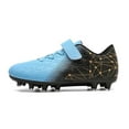 thumbnail image 5 of MUXiin Boys Girls Soccer Cleats Firm Ground Youth Football Cleats Lightweight Outdoor Athletic Soccer Shoes for Little Big Kids, 5 of 9