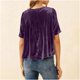 thumbnail image 4 of mfyjkho Tops Bohemios Para Mujer, Top Informal Holgado De Cuello Redondo Y Manga Corta De Color Liso Para Mujer Con Pliegues En El Pecho Tops Para Hacer Ejercicio Para Mujer M, 4 of 8