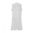 thumbnail image 5 of ClodeEU Women's Sleeveless Round Neck Dress,Casual Summer Tank Mini Vacation Sundress Dress White,Womens Plus XXL, 5 of 7