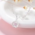 thumbnail image 4 of Collier Pendentif Bijoux Fleur de Cerisier Collier Charme Collier pour Femmes, 4 of 10