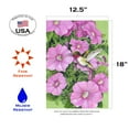 thumbnail image 3 of Toland Home Garden Hummingbird and Petunias Bird Flower Flag Double Sided 12x18 Inch, 3 of 5