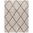 thumbnail image 5 of Concord Global Trading Concord Global Ocean Shag Lattice Area Rug Beige/Light Brown 6'7" x 9'3" Stain Resistant 7' x 9' Dining Room Transitional,Shag, 5 of 5