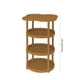 thumbnail image 3 of Mesa auxiliar de sofá estilo crema, mesa de centro pequeña para sala de estar, mesa de almacenamiento móvil de piso a techo, estante de nube de cuatro hojas, 3 of 5