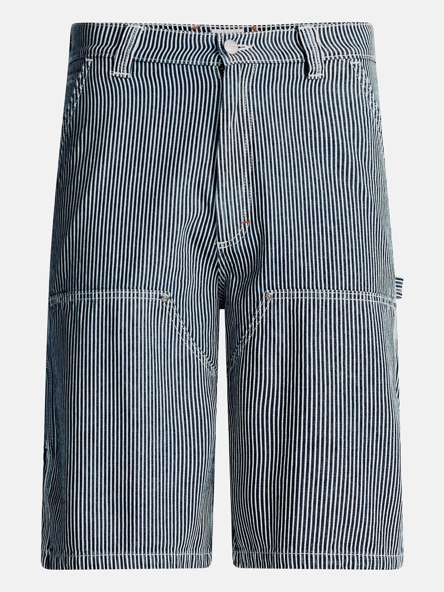Kacey Lee Men's Loose Skater Carpenter Denim Shorts, Sizes 30-40