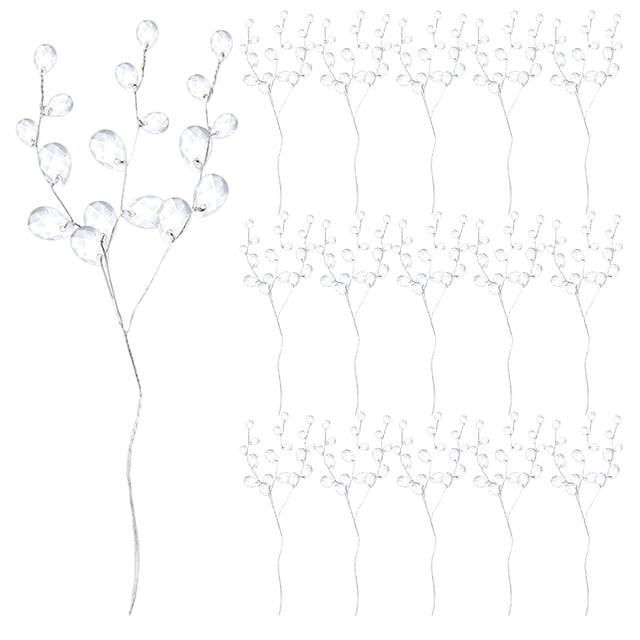 OHOIOLLA 60Ud Pick De Flores Artificiales Con Y Duradero Para