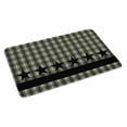 thumbnail image 2 of Sage Green Black Plaid Door Mat&nbsp;Indoor Outdoor Entrance,Non Slip Small Rug for Kitchen Bathroom Entryway Rug,Vintage Star Buffalo Check Rustic Washable Doormat Floor Mat 16x24 Inch, 2 of 8