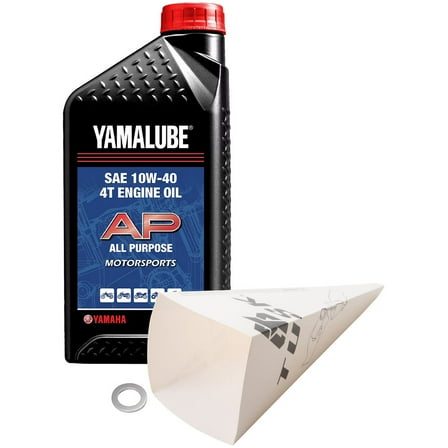 Tusk 2-Stroke Transmission Oil Change Kit Compatible with Yamalube All Purpose 10W-40 For Yamaha BANSHEE 350 1987-2006