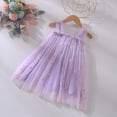 thumbnail image 2 of Toddler Summer Dress Kids Girls Cute Clothes Baby Girl Sleeveless Strap Embroidery A-Line Princess Dresses, 2 of 6