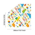 thumbnail image 3 of Birthday Wrapping Paper Sheet -1 Sheets Folded Flat for Party, Baby Shower-17 InchX118 Inch Per Sheet, 3 of 8