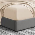 thumbnail image 4 of Swift Home Luxury 6-Piece Sheet Set with Extra Pillow Case, King, Cream, 4 of 8