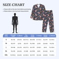 thumbnail image 4 of Fuzoiu Christmas Bunny A Print Men's Long-Sleeved Pajama,Lounge Button Down Nightwear,Mens Notch Collar Pajama Set -Large, 4 of 7