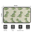 thumbnail image 5 of Mint Dinosaurs with Cacti Cute Door Rugs,Washable Non Slip Door Mats Indoor,Decorative Door Mats,Entry Mat Indoor for Entrance,Bedroom,Kitchen,Bathroom,30"x17", 5 of 6