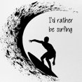 thumbnail image 2 of CafePress - I'd Rather Be Surfing - Adjustable Unisex Printed Trucker Hat with Mesh Back, 2 of 10