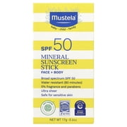 Mustela Baby - Child Mineral Sunscreen Stick, SPF 50, 0.6 oz (17 g)