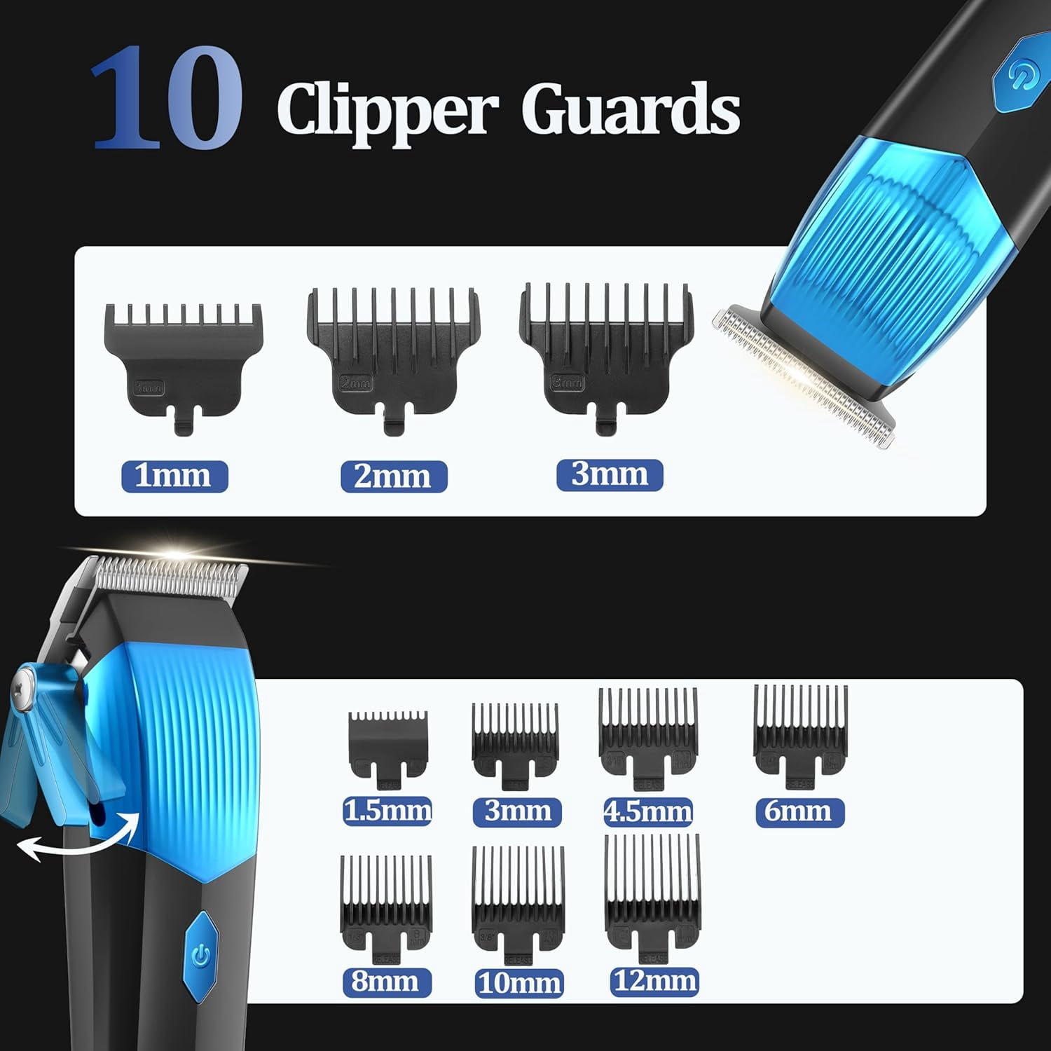 Kemei 8534 Professional Cordless Hair Clipper for Men, Beard