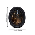 thumbnail image 3 of BBilaBu Oval Picture Frames,Wooden Wall Hanging Picture Frames,for Home Office Wall Decor, 3 of 7