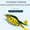 thumbnail image 4 of Simulación de superficie de agua Luya Soft Bait Tractor Thunder Frog Cebo de pesca Cebo falso Cebo biónico Cebo biónico Luya, 4 of 5