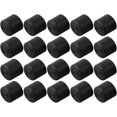 thumbnail image 1 of 20 Black PVC Chair Tips, 22mm, Protects Floor from Scratches, 1 of 4