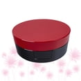thumbnail image 4 of Round Cream Box Makeup Foundation Box Two-Layers Blusher Box Pressed Powder Box with Mirror Red, 4 of 8