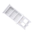 thumbnail image 1 of BRIGHTFUFU Micro Mini Bookshelf White Wooden 1Pack, 1 of 8
