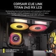 thumbnail image 2 of Enfriador líquido para CPU CORSAIR iCUE Link Titan 240 RX LCD 240 mm, 2 of 8