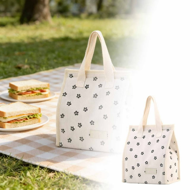 Universal Insulated Lunch Tote Large Capacity Leakproof Food Storage Bag for Work Beach Travel