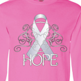 thumbnail image 4 of Inktastic Hope Lung Cancer Awareness Long Sleeve T-Shirt, 4 of 5