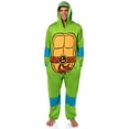 thumbnail image 7 of Teenage Mutant Ninja Turtles Mens' Adult Hooded Union Suit TMNT Character 1PC Costume Sleep Pajama Lounge, 7 of 7