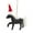 B-Black, variant on Zmeidao Christmas Hanging Horse Figurines Plastic Decorative Horse Ornament for Christmas Tree, Realistic Horse Birthday Party Supplies for Kids Boys Girls