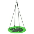 thumbnail image 3 of ZENY 40-inch Kids Tree Swing Spider Saucer Swing Length Adjustable Waterproof, Green, 3 of 9