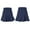 Navy, variant on IROINNID Women's Sports Loose Fake Two-piece Anti-peep And Quick-drying Running Fitness Culottes Tennis Skirt Short Elastic Waist Mini Solid Color Skirt