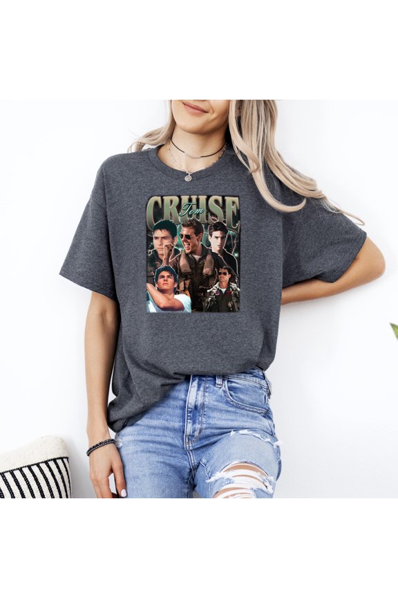 Retro Tom Cruise Top Mission Impossible Actor Unisex tee, for men & women, up to size 5XL