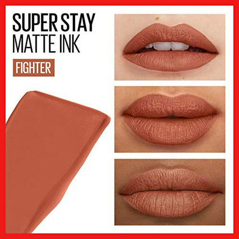 Maybelline Super Stay Matte Ink Un-nude Liquid Lipstick, Fighter 