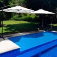 thumbnail image 3 of Sombrilla Grande Jardimex para Exterior Playa Jardin 3m con base contrapeso blanco, 3 of 5