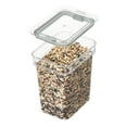 thumbnail image 2 of iDesign Small Tall Dry Goods Storage Bin, 3.93" L x 5.3” W x 6” H, Clear, 2 of 7
