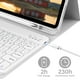 thumbnail image 5 of Funda de teclado KVTVOU para iPad 11/10.9 pulgadas de 11.ª generación, color gris, 5 of 9