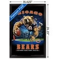 thumbnail image 3 of NFL Chicago Bears - End Zone 17 Wall Poster, 14.725" x 22.375", Framed, 3 of 5